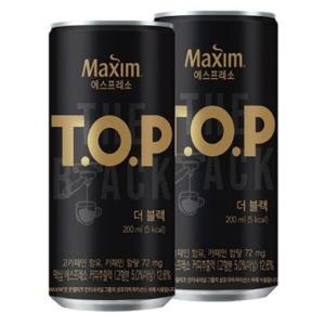 36캔 맥심 티오피 더블랙 200ml 에스프레소 티오피더블랙 캔커피 맥심티오피더블랙 학교간식 선생님 선물