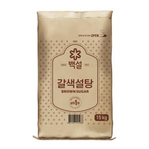 백설 갈색 설탕 15kg