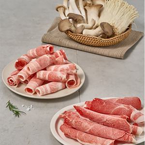국내산 한돈 1+1 냉동 대패 삼결살 1kg / 대패 목살 1kg 캠핑 야영 낚시 필수 간편하게 빠르게