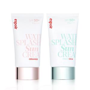 에스쁘아 워터 스플래쉬 선크림 60ml SPF50+ PA++++ X 2개 / 톤업 속광 선크림/화장 잘 먹는 선크림