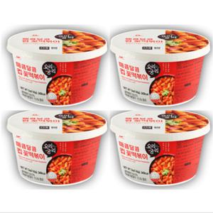 바람난 구멍 떡볶이 요리궁리 컵떡볶이 매콤달콤 4개 1+1행사 재고소진 1000개 한정 다이어트 떡볶이