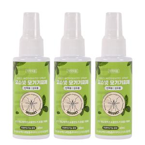 모스넷(60ml) 3개 /모기기피제/모기/퇴치제/스프레이