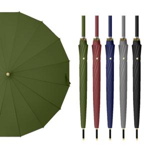1+1 파스텔 장우산 16k 튼튼한 자동 장우산 (다주리)