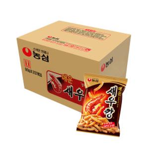 농심 매운새우깡 90g (1박스/20개입) 과자