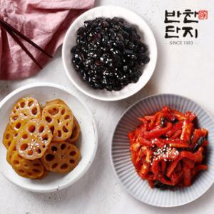 (신선집중) 반찬단지 무말랭이1Kg+연근조림1Kg+콩장조림1Kg