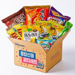 (별사탕마켓)종합선물 과자세트 2호/ 학교 단체 대용량 간식 할로윈 크리스마스 기념일 파티 유치원 교회