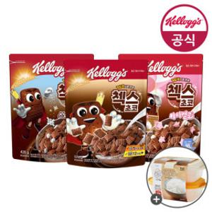 시리얼 첵스초코 1+1+1 골라담기(첵스초코 마시멜로 스노우초코볼 3종) + 락앤락 밥용기