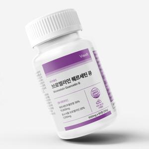 바이솔트 브로멜라인 퀘르세틴 큐 파인애플효소 파파야 600mgx60정 1병 (1개월분) 독일산 고순도 케르세틴