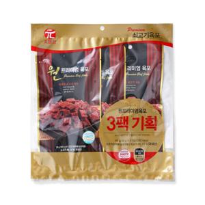 국내산 소고기로 만든 원 프리미엄 육포 30g x 3개입