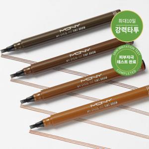 (타임특가)(1+1) 맥퀸뉴욕 삼지창 눈썹타투펜/워터프루프/눈썹펜슬/립스틱/립글로스/선크림/앰플/패드/세럼