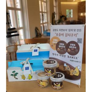 강원도 감자로 만든쿠키/선물/커피/옥수수+초코+모카 3종 1set