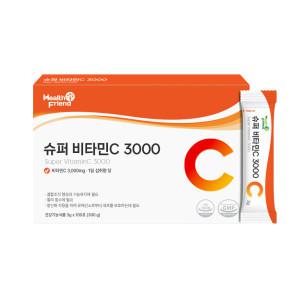 슈퍼 비타민C 3000 100포(1박스) 건강기능식품 고함량 비타민씨 100% 분말 파우더