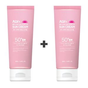 1+1 ALV 톤업선크림 50ml (1+1구성) UV선케어 톤업 선크림 ALV 파데프리 자외선차단 미백효과 주름개선