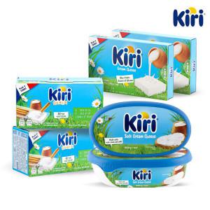 끼리 크림치즈 딥앤크런치 플레인(3입)2개+스프레드 플레인200g2개+포션6p 플레인2개 참크래커 증정