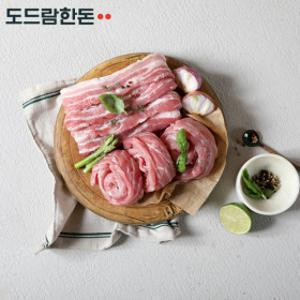 (신선집중) 도드람한돈 냉장 삼겹살/등심꽃살 반반팩 1kg/무료배송