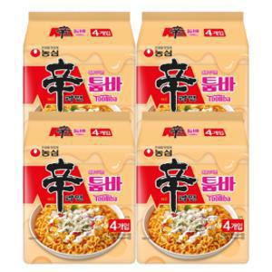 신라면 툼바 멀티팩 137gx4x4(16봉)