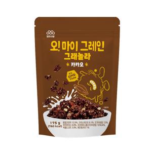 엄마사랑 오마이그레인 그래놀라 카카오 175g