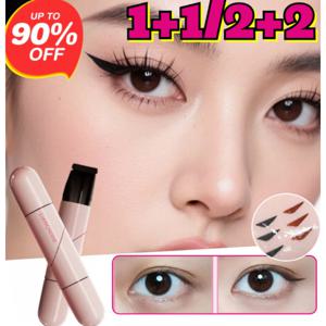 1+1/2+2 투톤 지속 아이라인 스탬프 1.5ml 한 번에 그리기 일체형 펜 아이라이너
