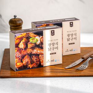 (마늘맛 4팩 배송) 광양식 닭구이 마늘맛 반마리 캠핑밀키트 양념육 홈파티 반마리 1인용 400g