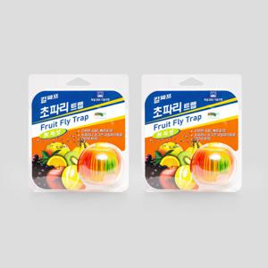 초파리트랩 15ml  킬파프 초파리 트랩 15mlx2EA (과일모양 트랩 유기산 유인제)