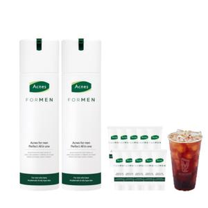 아크네스 포맨 퍼펙트 올인원 200ml x2개 (메가커피 아메리카노+올인원10mlx10개)