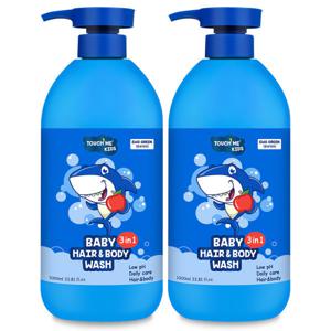 키즈 올인원 샴푸 바디워시 대용량 1000ml 2개 탑투토워시 어린이 베이비 아기