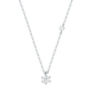 [GB] 큐빅포인트 14K 화이트골드 목걸이 LNN15067G