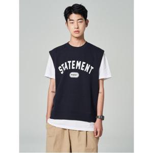 (423642FY2R) [에잇세컨즈] STATEMENT 그래픽 슬리브리스  네이