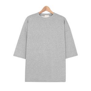 [빌리버스] 남성 오버핏 반팔 7부 무지 티셔츠 BMD105