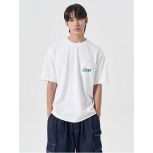 (454542LQ51) [에잇세컨즈] 컬러 레터링 반팔 티셔츠  화이트