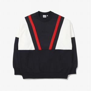 [FILA] TAG가109,000원 절개 배색 맨투맨(FS2POE1184X_INA)