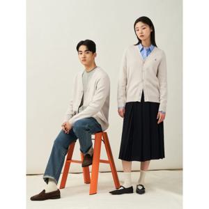 [빈폴멘] [Essential] 코튼 베럴비 카디건  베이지 (BC515AE10A)