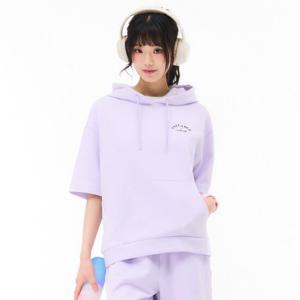 [체이스컬트]여성 그래픽 5부 후드 티셔츠-EBRG5863D0T