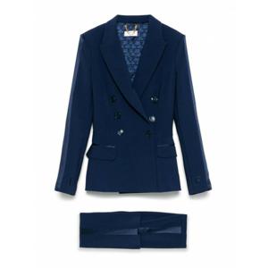 [ELISABETTA FRANCHI] 여성 Formal Cracks 원피스 위드 새틴 밴드 TP00251E2DC8 Blue /8