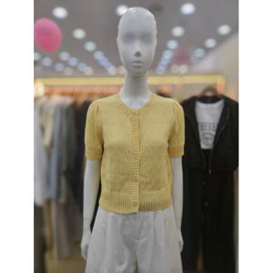 [플라스틱아일랜드]스카시조직 변형 니트 가디건 PQ2KG483_1