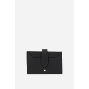 MONTBLANC Meisterstuck card case in textured leather 199380BLACK
