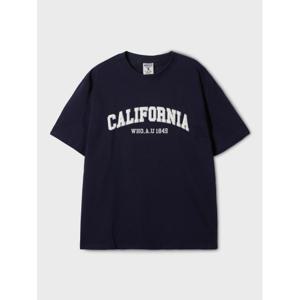 [후아유]WHRPF2402U NAVY 캘리포니아 로고 반팔티셔츠