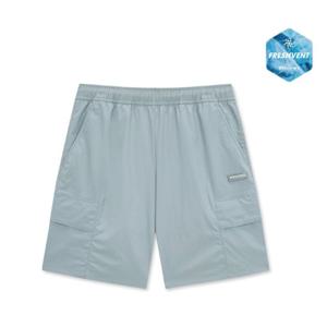 디스커버리 키즈 경량 우븐 스몰로고 셋업 트레이닝 반바지 DKTB72053-SBL