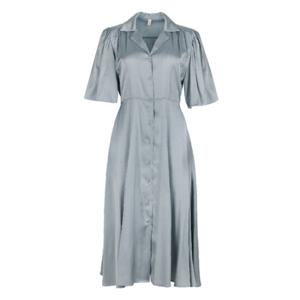 [파슨스] Silk.Shirring Deluxe Dress    [MSPR4OP02]