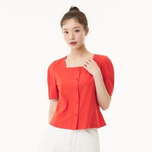 플라스틱아일랜드  스퀘어넥 블라우스 (PR2WB502)