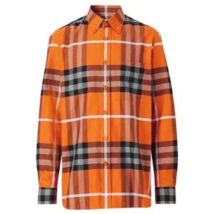 버버리 폴로 티셔츠 8063627 BURBERRY Uomo ARANCIONE