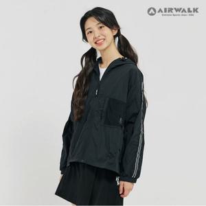 [에어워크 주니어]소매 테이핑 후드 바람막이 점퍼