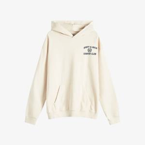 스포티앤리치 바시티 크레스트 후드 크림 공용 WS066S409VC