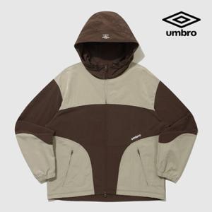 [엄브로] 웨이파인더 배색 후드형 바람막이 자켓 UQ123CJK12 BRW