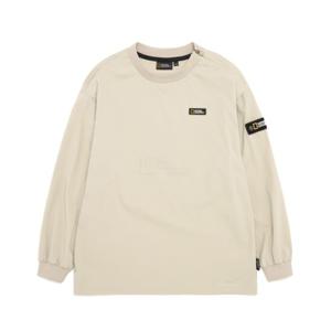 내셔널지오그래픽 키즈 K231UTS060 우븐맨투맨 L/BEIGE