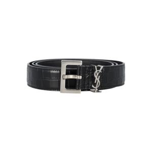 생로랑 가죽 벨트 25P634440DZE0E 1000 BLACK