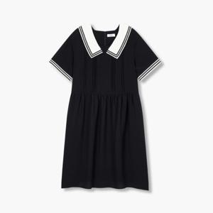 [톰보이]카라 소매 배색 원피스 (9175241986)