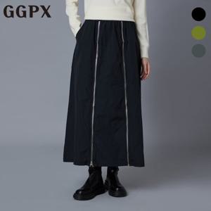 [지지피엑스]유니크 지퍼 디테일 롱 스커트 (GP2SK007F)