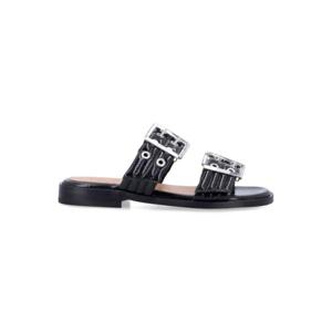 가니 뮬 슬리퍼 S26644926 099 BLACK