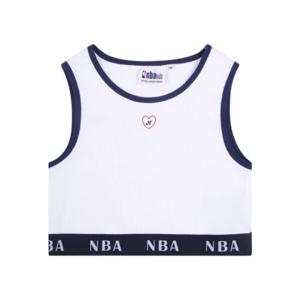 [NBA KIDS]NBA 여아 로고 밴딩 크롭탑 K242TS690P